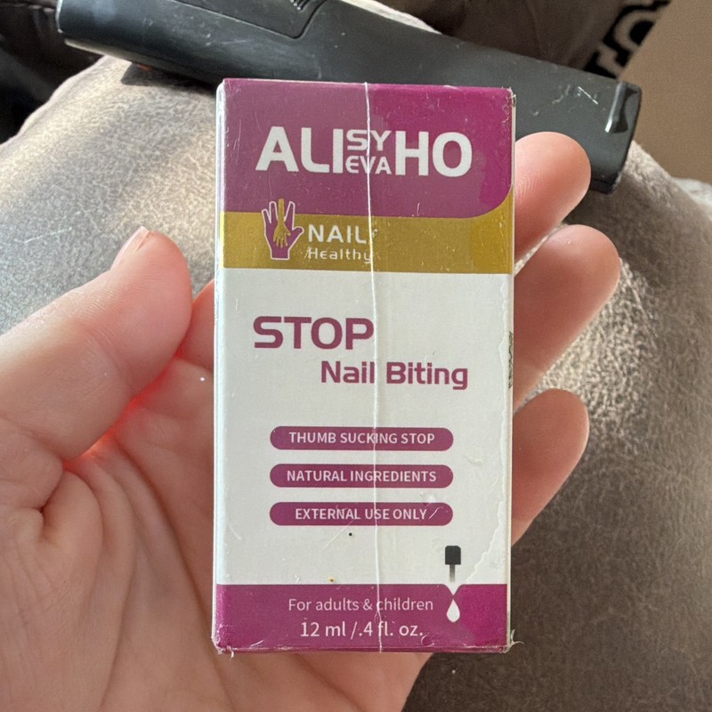 ALISY EVAHO Nail Healthy Nail Biting Treatment Cream 12ml w/ Natural Extracts