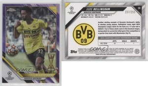 2021-22 Topps Chrome UCL Purple Refractor /250 Jude Bellingham #58