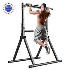 Foldable Pull Up Bar Station 300LB Power Tower Dip Triangular Gym Home STACOO