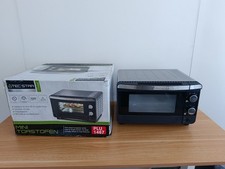 TECSTAR Mini Backofen 13L 1200W Toastofen Pizzaofen Grill Ofen Kompakt Grill BBQ