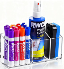 Magnetic Dry Erase Marker Holder for Whiteboard  Fridge  Locker