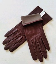 VTG 1950's "Van Raalte" Oxblood Red Leather Gloves Made in Korea S