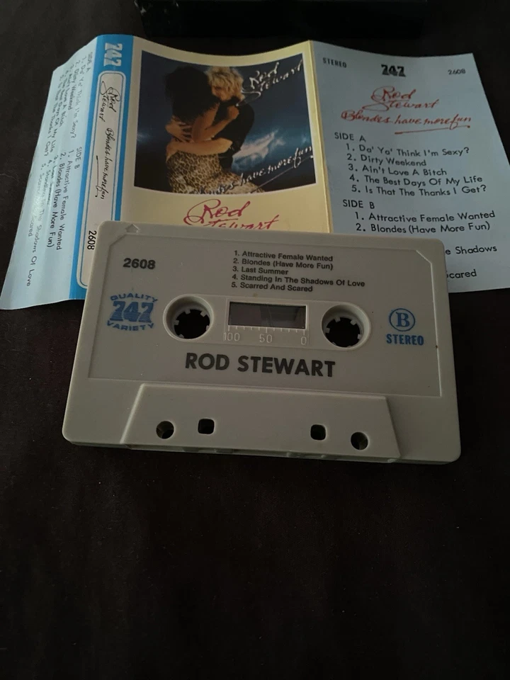 Rod Stewart – Blondes Have More Fun – Cassette Tape – Excellent Condition  - Image 3 of 4