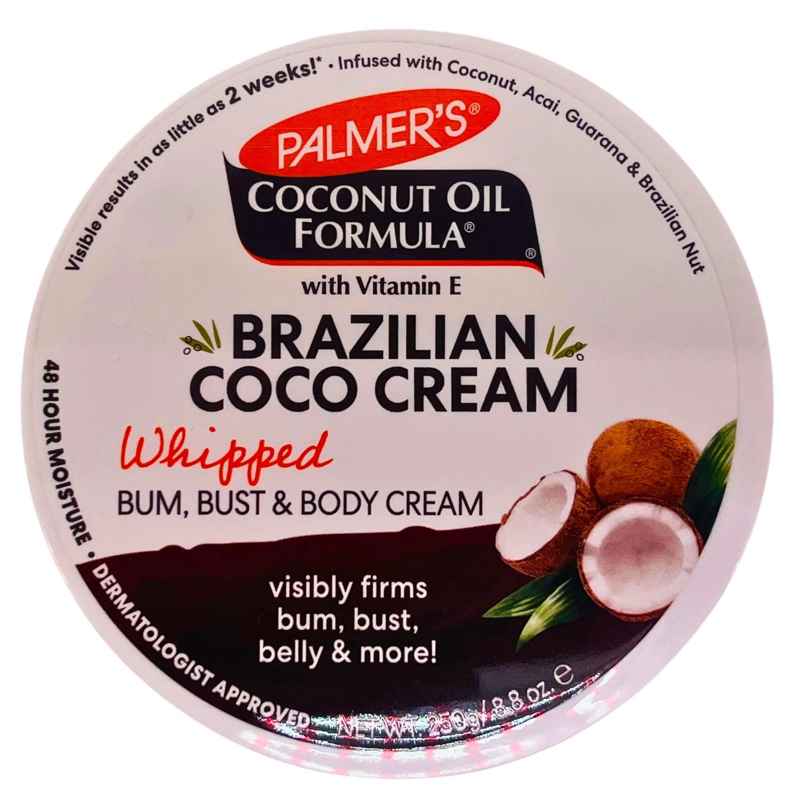 Palmer&rsquo;s Brazilian Coco Cream 8.8oz Bum Bust Body Firming 