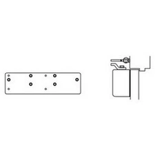 Norton 7786-689 Door Closer Drop Plate 13-5/8" x 3-5/8" Aluminum Accessory