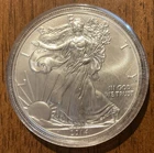2014 AMERICAN SILVER EAGLE DOLLAR COIN 1 OZ. 999 PURE FINE SILVER