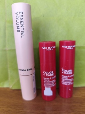 Yves Rocher Mascara Set Volume Essential + 2 Lippenbalsame Farbe + Pflege Neu