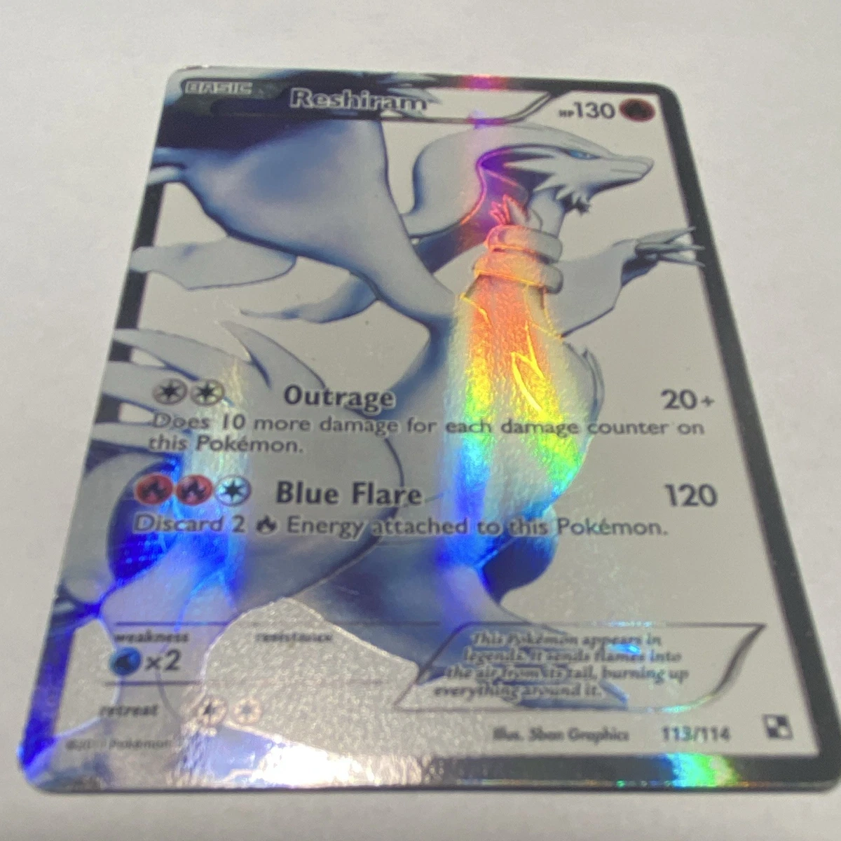 Reshiram 113/114 Black & White for sale | eBay