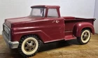 Vintage 1960s Tonka #302 Pressed Steel Red Stepside Pickup Truck Mound Minn