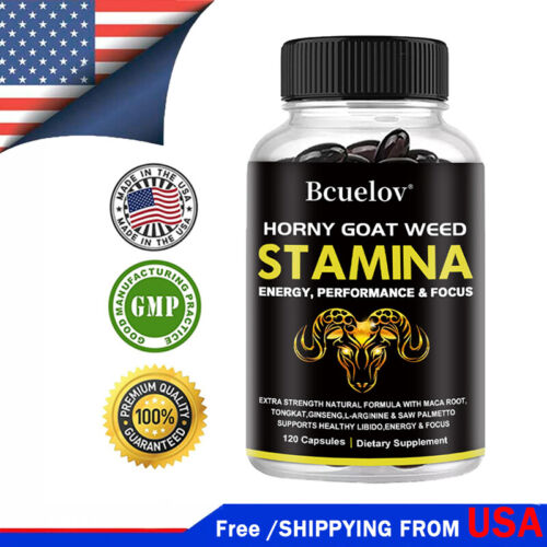 (3 pack) Horney Goat Weed for Men & Women-with Maca,Saw Palmetto,Panax Ginseng - Picture 9 of 9