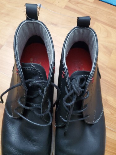 Original Penguin Mens Size 8 Chukka Leather Boots Black - Picture 2 of 8