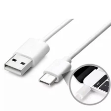 White USB Type C Charger Charging Cord Cable For Samsung Galaxy S10 S20 S21 S22