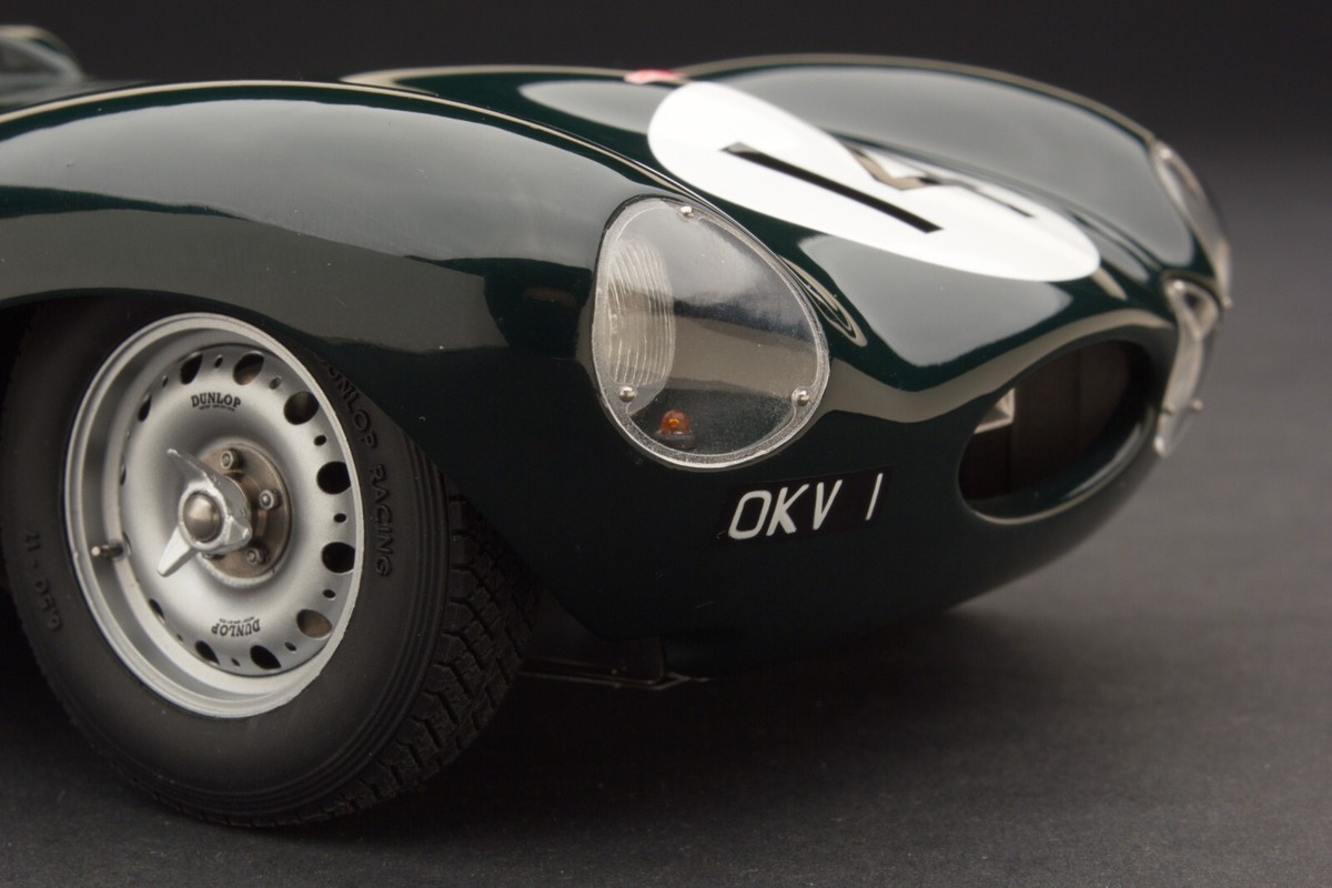 Exoto XS | 1:18 | JAGUAR WORKS TEAM | 1954 Jaguar D-Type | Reims