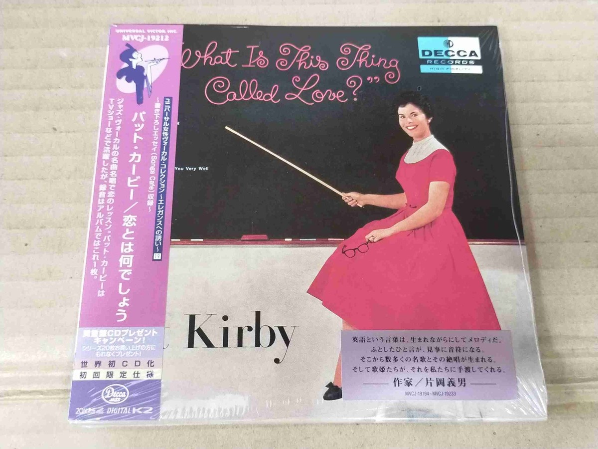 PAT KIRBY What is This Thing Called Love? MVCJ-19212 JAPAN PAT KIRBY What is This Thing Called Love? MVCJ-19212 JAPAN