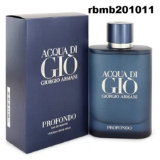 ACQUA DI GIO PROFONDO BY GIORGIO ARMANI EAU DE PARFUM 4.2 OZ / 125 ML MEN NIB