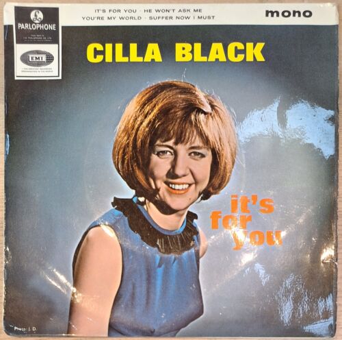 CILLA BLACK It's for you Parlophone GEP 8916 UK EP - Zdjęcie 1 z 2