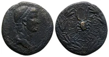Roman Provincial Oktachalkon Samosata 54-65 AD Antiochos IV Epiphanes - Scorpion