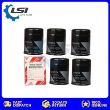 5 X Genuine Toyota Filter 90915-YZZD4 for Hilux Landcruiser and Prado V6 V8