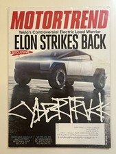 MAGAZINE: 2020 - MOTOR TREND - Cybertruck - Tesla - Elon Musk