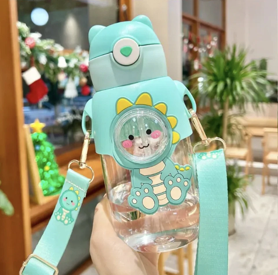 720ml Kids Water Bottle With Straw for School BPA Free Cute Leak Proof Mug - Image 4 of 4