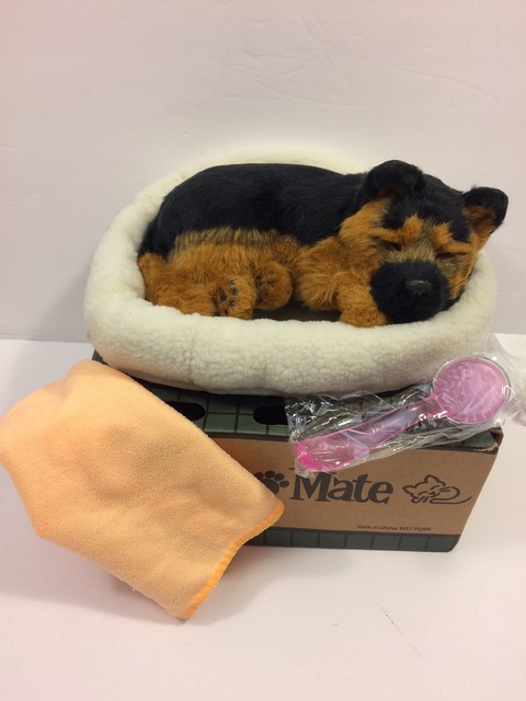 sleeping dog toy that breathes
