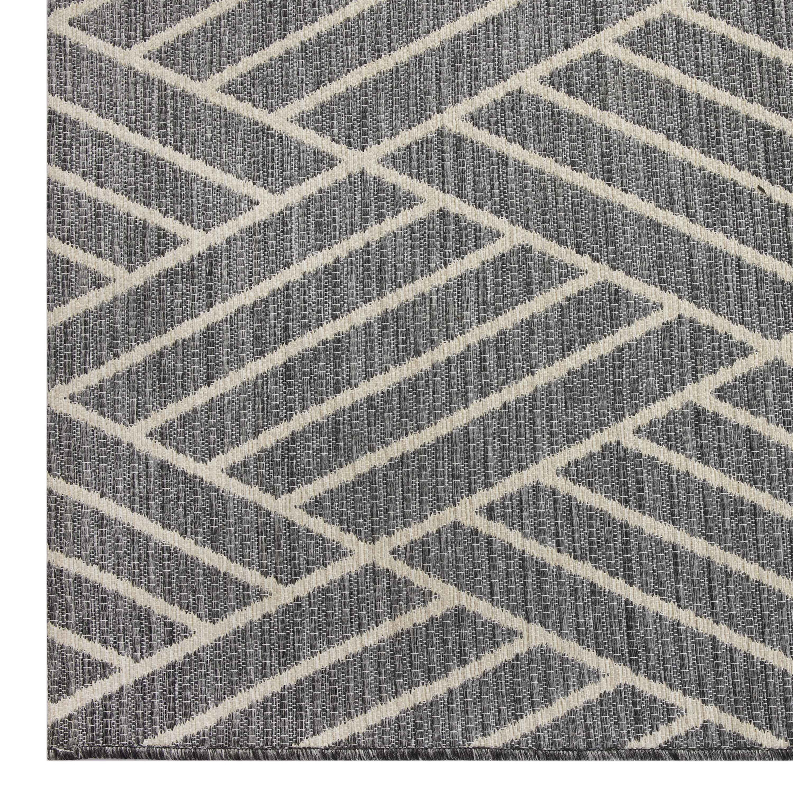 Better Homes & Gardens 6' x 9' Charcoal Diamond Outdoor Rug eBay