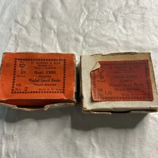 Vintage Mustad 92661 size 2 & Size 1/0 Hooks Made In Norway Mustad & Son USA