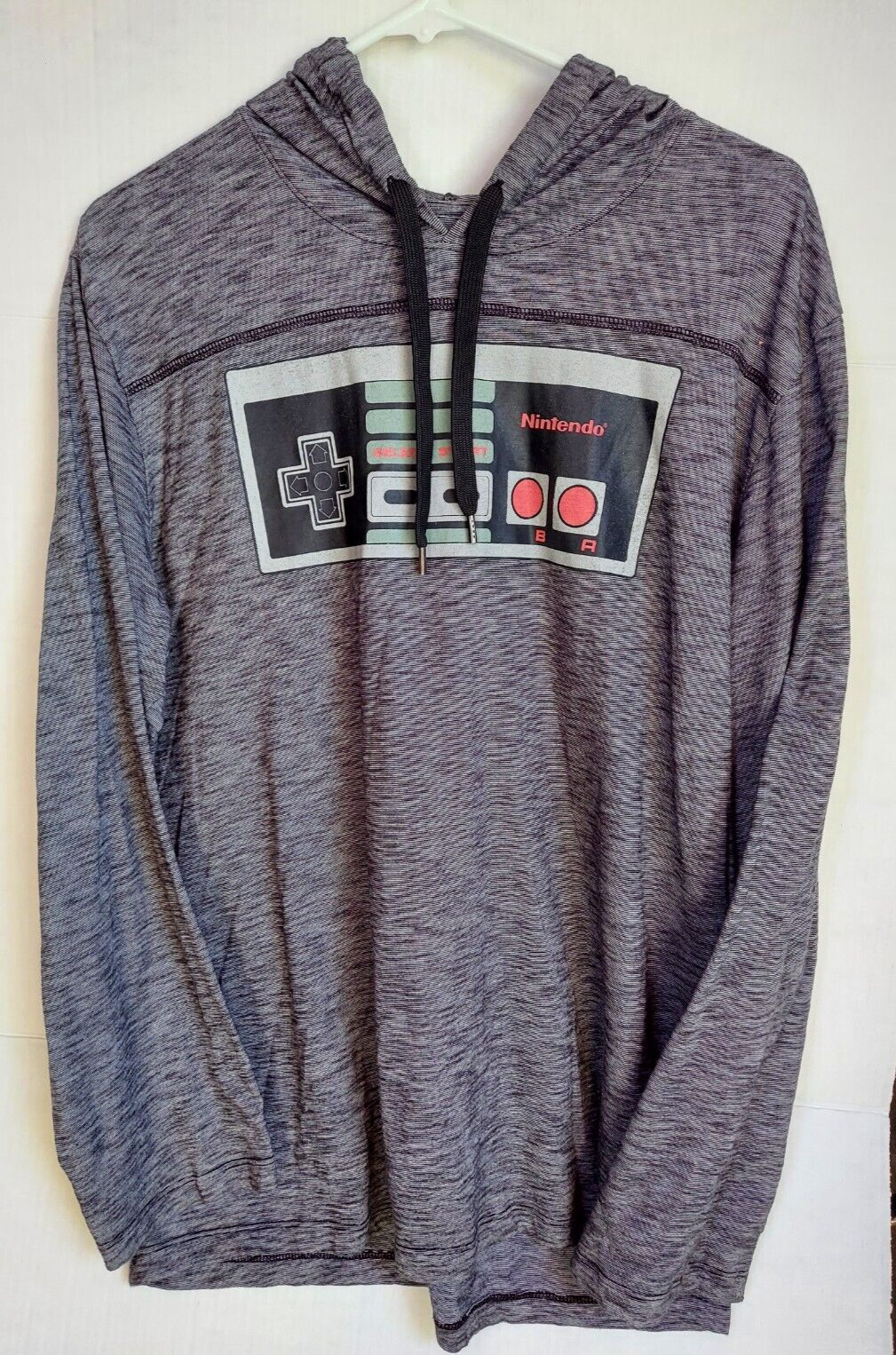 Official NES Nintendo Old Controller Pullover Hoo… - image 1