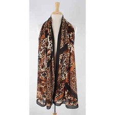 Vince Camuto Animal Print 18" x 72" Oblong Scarf VC3011V