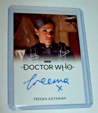 2018 Rittenhouse DOCTOE WHO Freema Agyeman Autographed Card