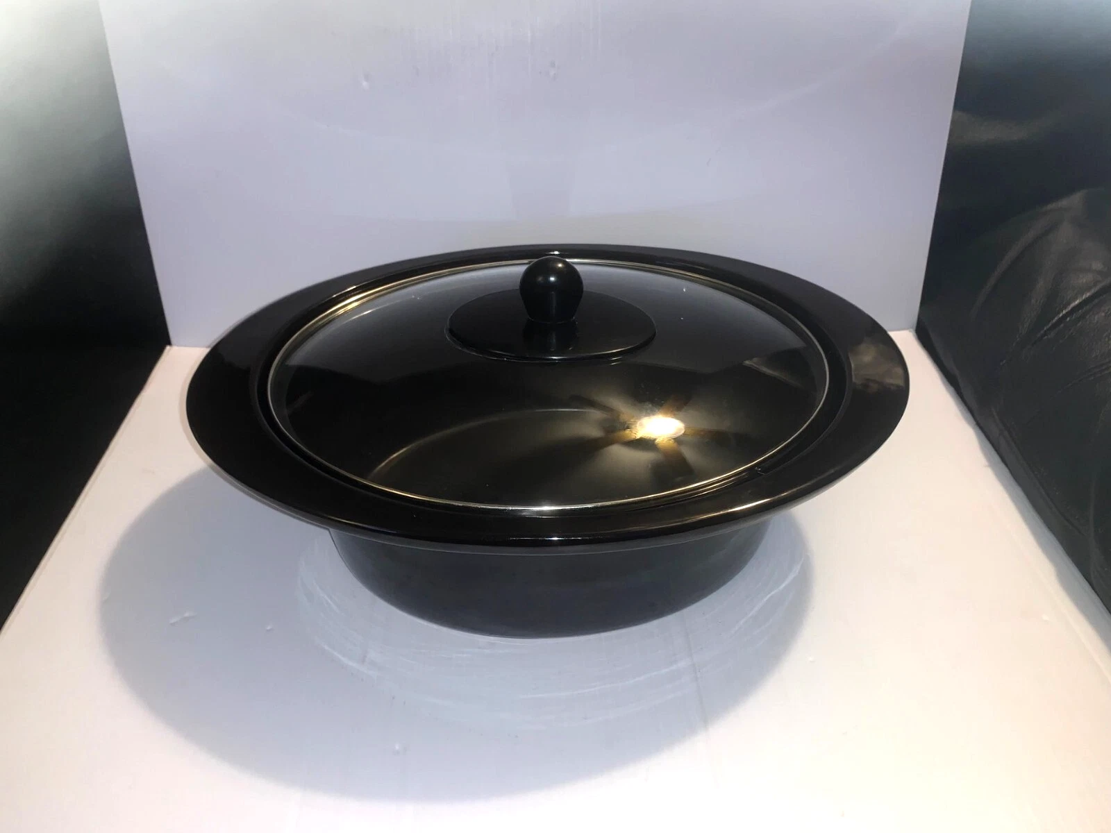 Lidded Stoneware 5.5 Qt Slow Cooker FROM Rival Crock Pot Smart Pot SCVC550