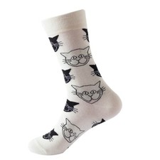 Pair Men's and Women's Premium Combed Cotton Fashion Funky Design Dress Socks