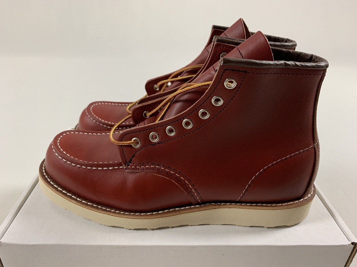 RED WING CLASSIC MOC TOE 8875 ORO RUSSET LEATHER 9D NWB | eBay