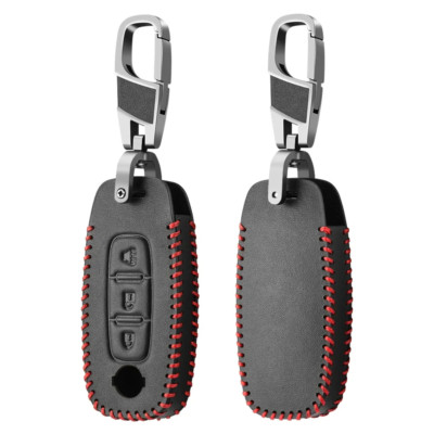 3 Tasten Auto Schlüsselanhänger Schale Etui Halter Cover für Nissan Qashqai March Tiida Würfel