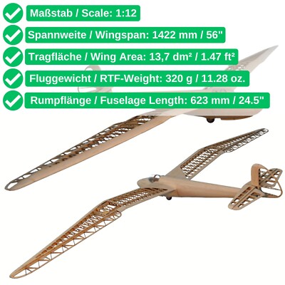 Balsahout J3 Laser Gesneden 1180mm Spanwijdte Beglazing Ang Kap Rc Radiografische Vliegtuig Set V2
