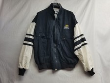 MBA Made In USA Vintage Miller Genuine Draft Jacket Mens Size XL Black Zip Up