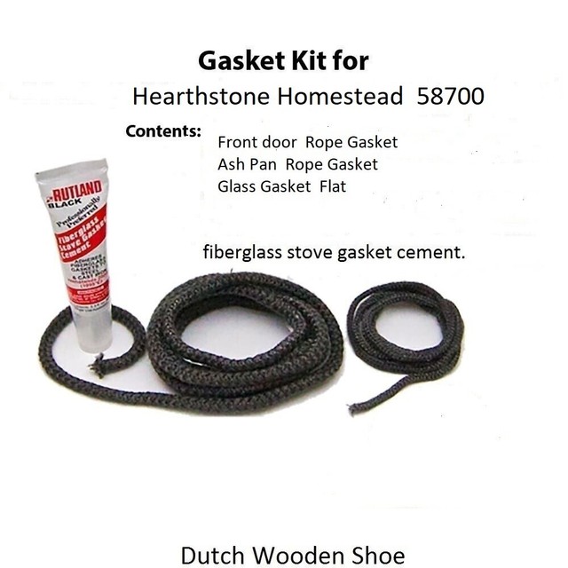 Hearthstone Homestead Wood Stove 5870 Doors & Glass Gasket Replacement