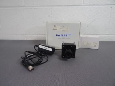BASLER avA1900-50gc Industrial GigE Color Camera With computar 16mm lens & power