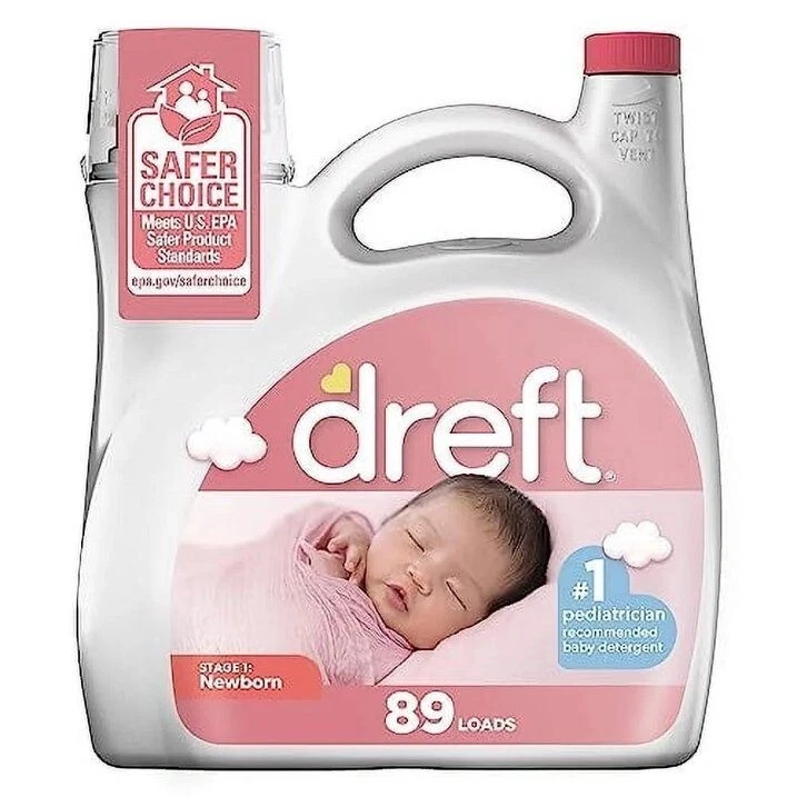 Dreft Stage1Newborn Baby Liquid Laundry Detergent 89 loads 128 fl oz
Opens in a new window or tab
