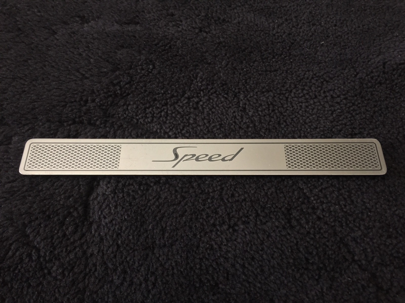 Bentley Mulsanne 11" SPEED Interior Door Sill Step Trim Plate 3Y5853553Q OEM NEW