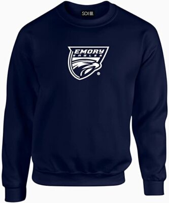 SDI NCAA  Emory Eagles Foil Crew Men's Sweatshirt Size X/L New