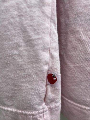 Nick and Nora Robe Women's SZ S/M Pink With Farm Fresh Fruit Lining * Flaw* - Picture 11 of 12