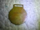 Vintage Brass Chrysler Key Fob With Serial Number — photo 2