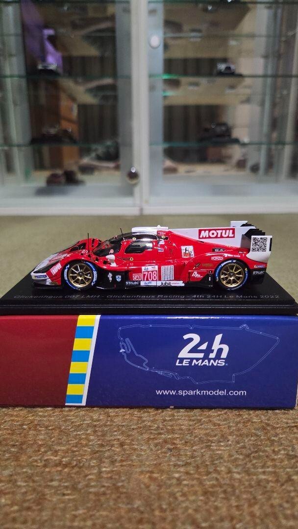 Spark 1/43 Glickenhaus 007 LMH LM24 2022 Le Mans Diecast