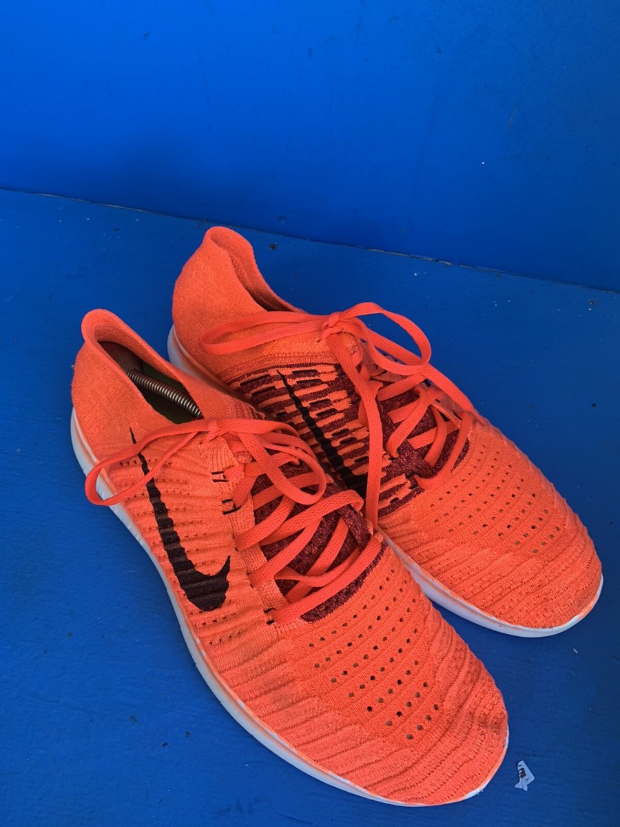 Nike Free RN Flyknit Running Shoes Bright Crimson/ Orange  display picture 2