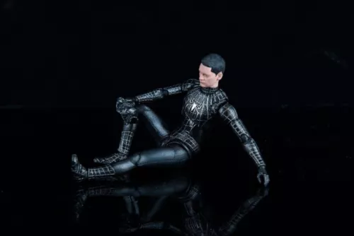 SHF Spider-Man No Way Home Black Suit Ver Figure Tobey Maguire - Picture 15 of 17