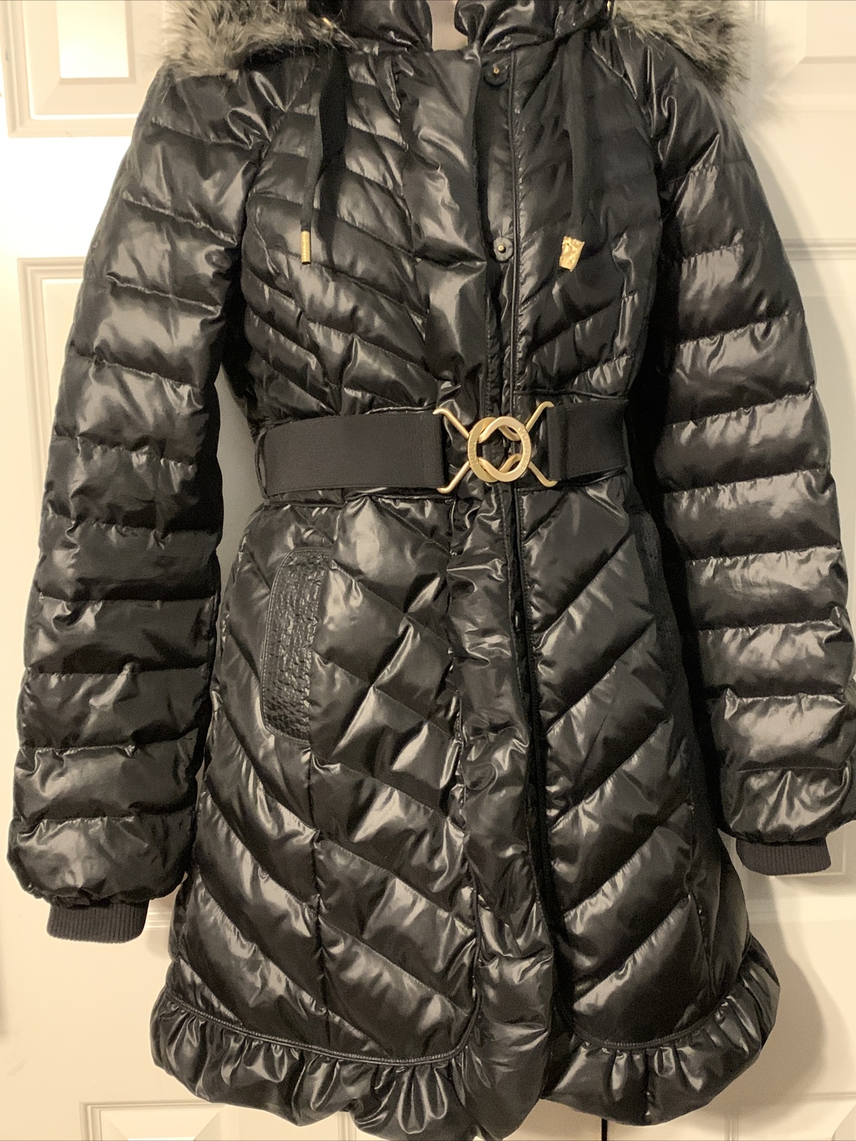 Juicy Couture Pink Label Ladies Black Bubble Jacket … Gem