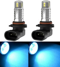 Led 20w 9006 Icy Blue 8000k Two Bulbs Fog Light Replacement Upgrade Stock Lamp