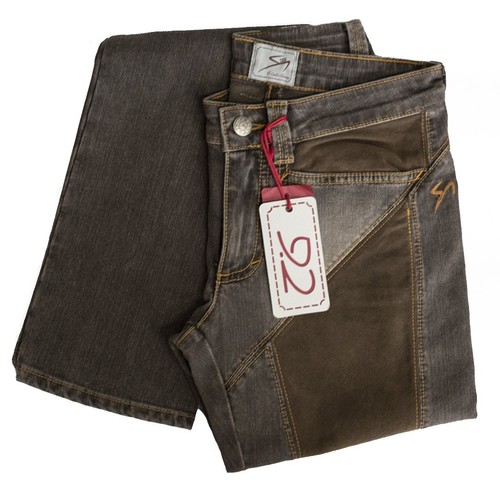 9.2 CARLO CHIONNA 314DAD Jeans Alcantara Donna Marrone tg 24 - 71%  OCCASIONE | eBay