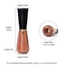 Rosewood 30 Ring Cigar Tips Holder 9mm Filter Cigar Mouthpiece Nozzle Holder